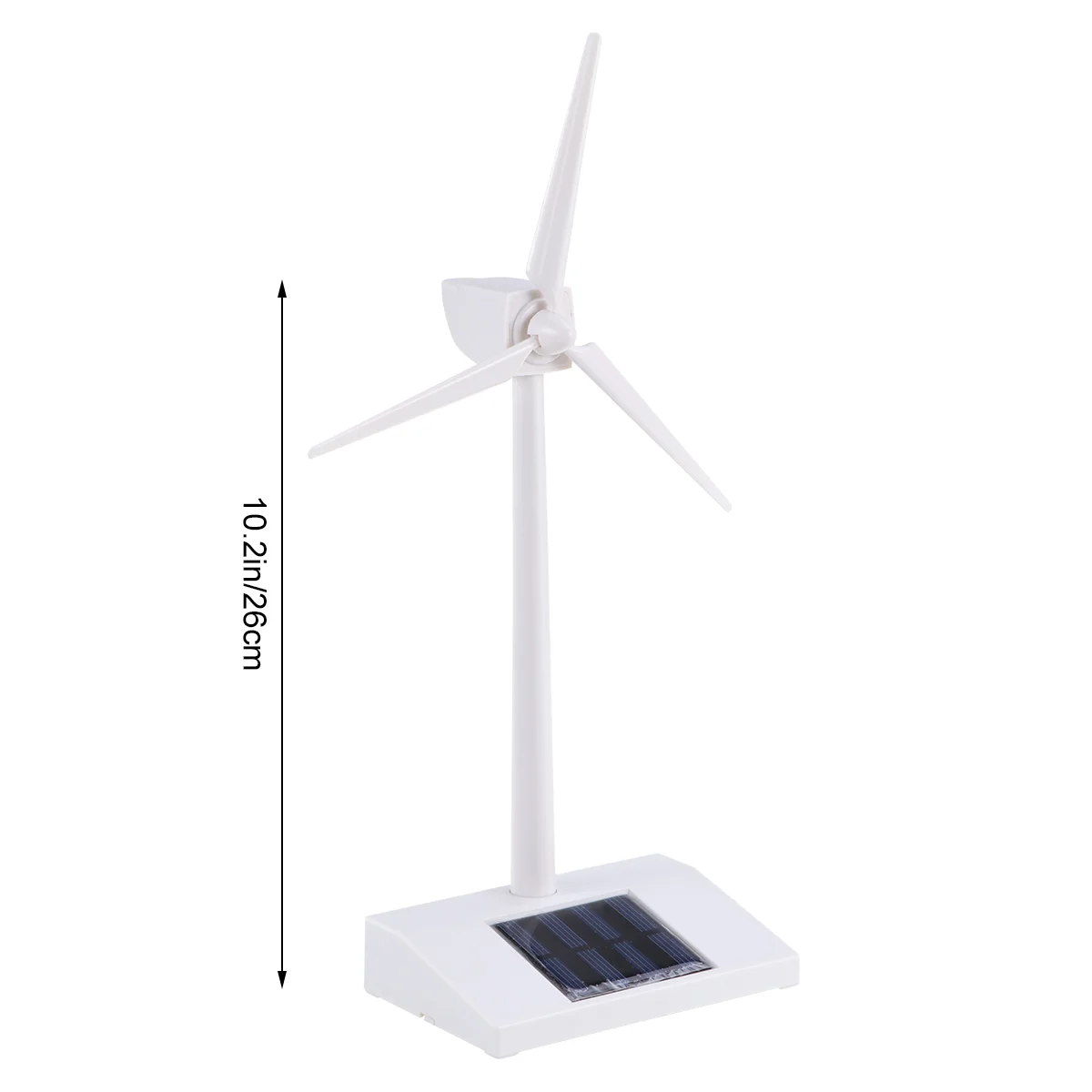 Turbina Model Wiatraki Zabawki Zmontowany wentylator Zasilany energią słoneczną Pulpit Dziecko