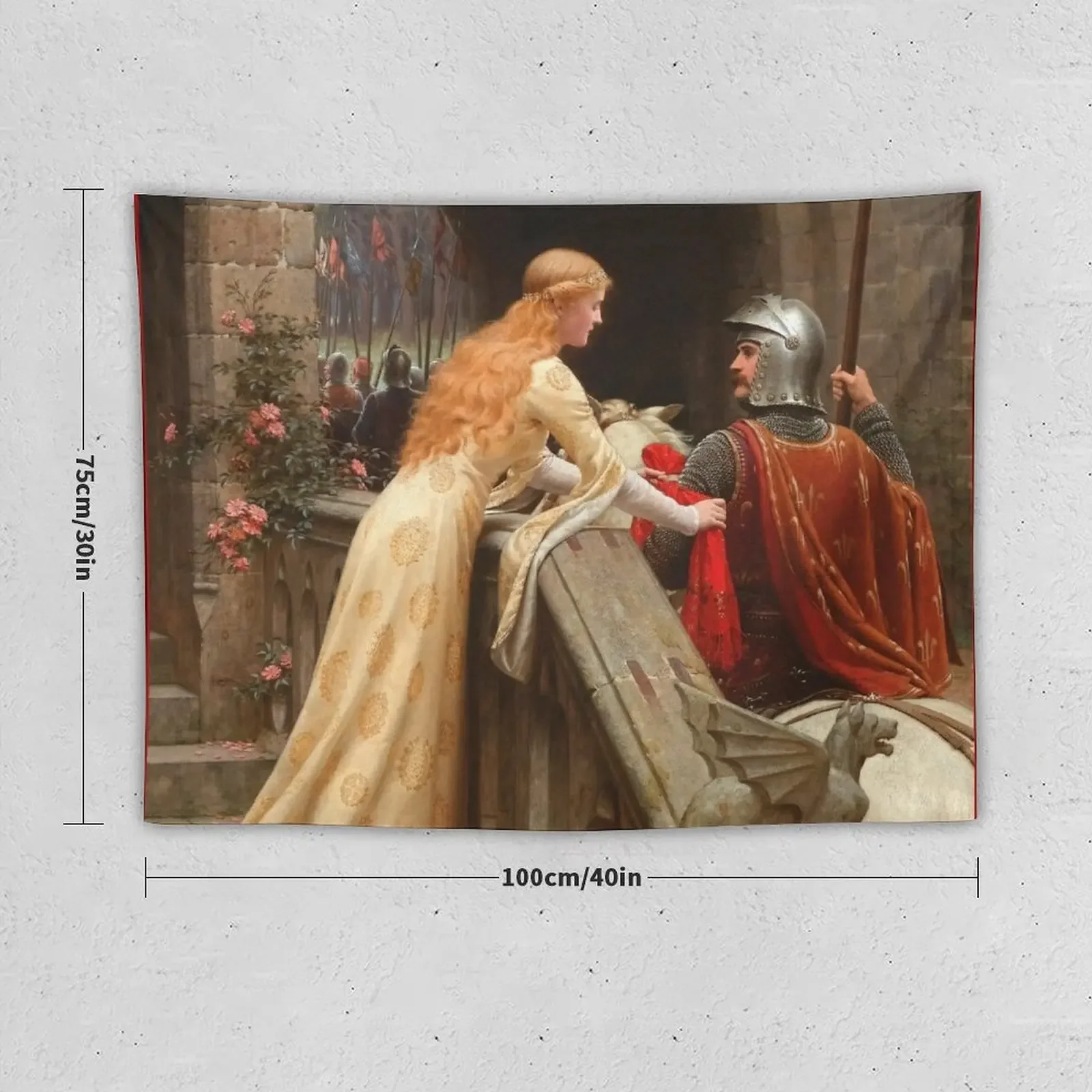 Эдмунд Блейр Лейтон Бог Скорость! Гобелен на стене декор для спальни украшение