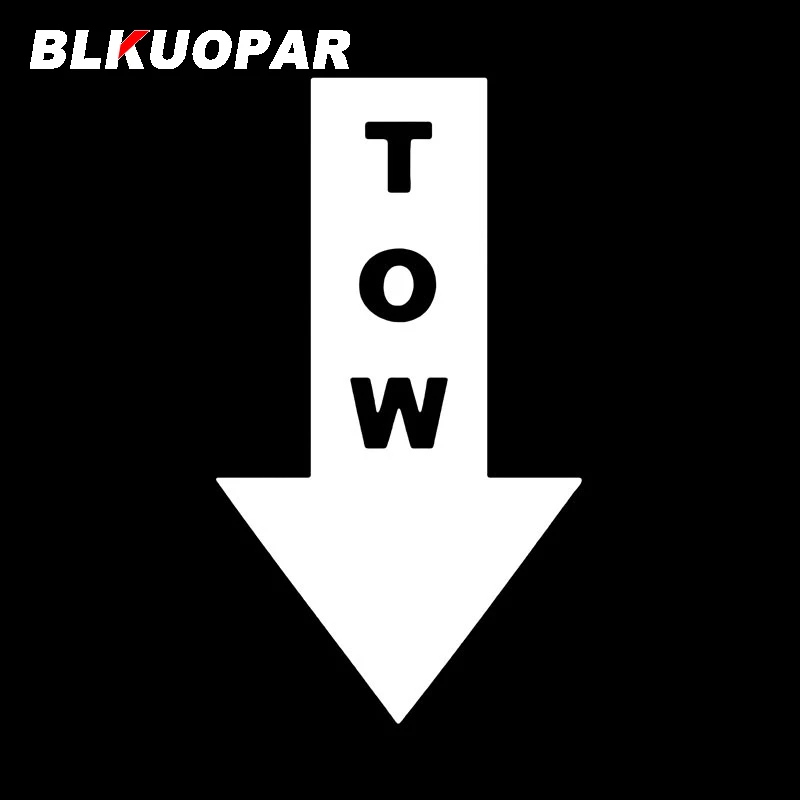 BLKUOPAR Автомобильная наклейка с буксировочной стрелой графическая