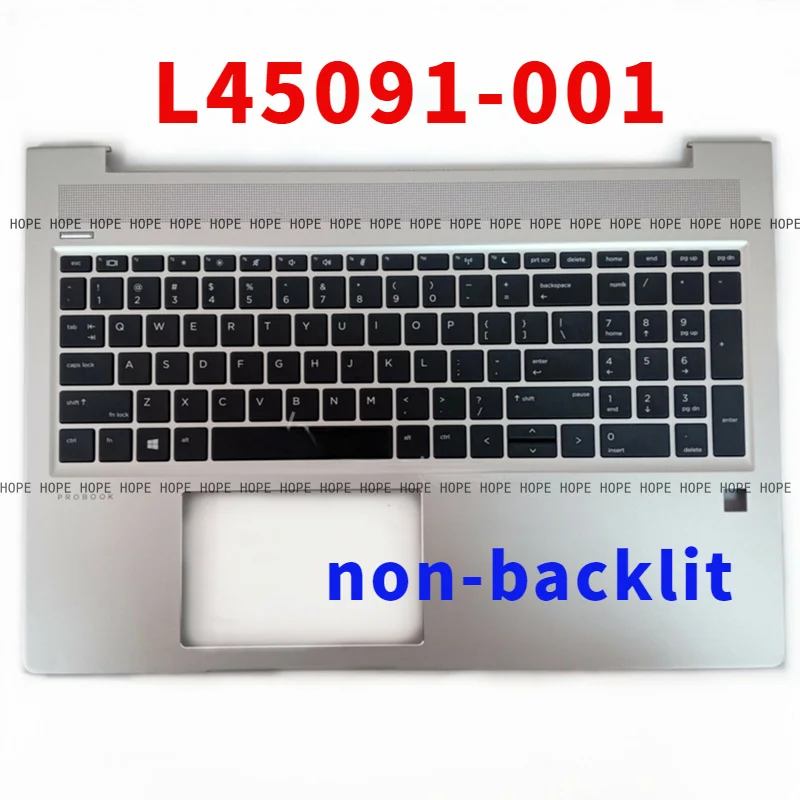 L45091-001 Новинка для ноутбука HP ProBook 450 455 G6 G7 Упор рук верхняя крышка без подсветки