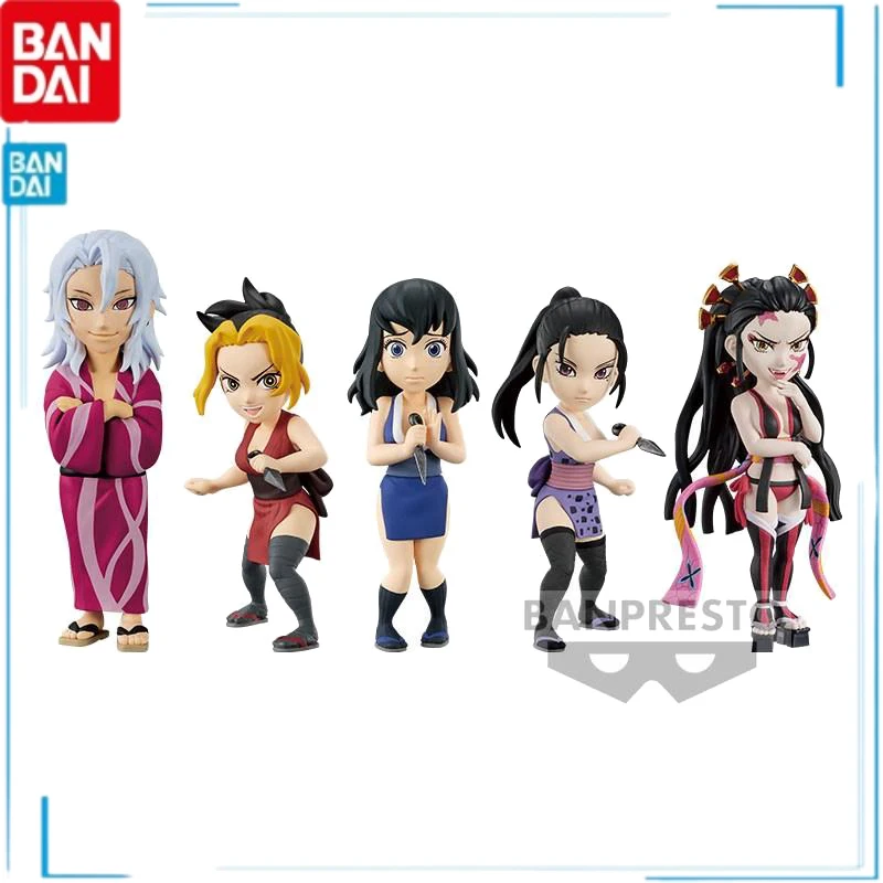 

Bandai Genuine Demon Slayer Kamado Tanjirou Kamado Nezuko Agatsuma Zenitsu Different Style Models Desktop Decoration