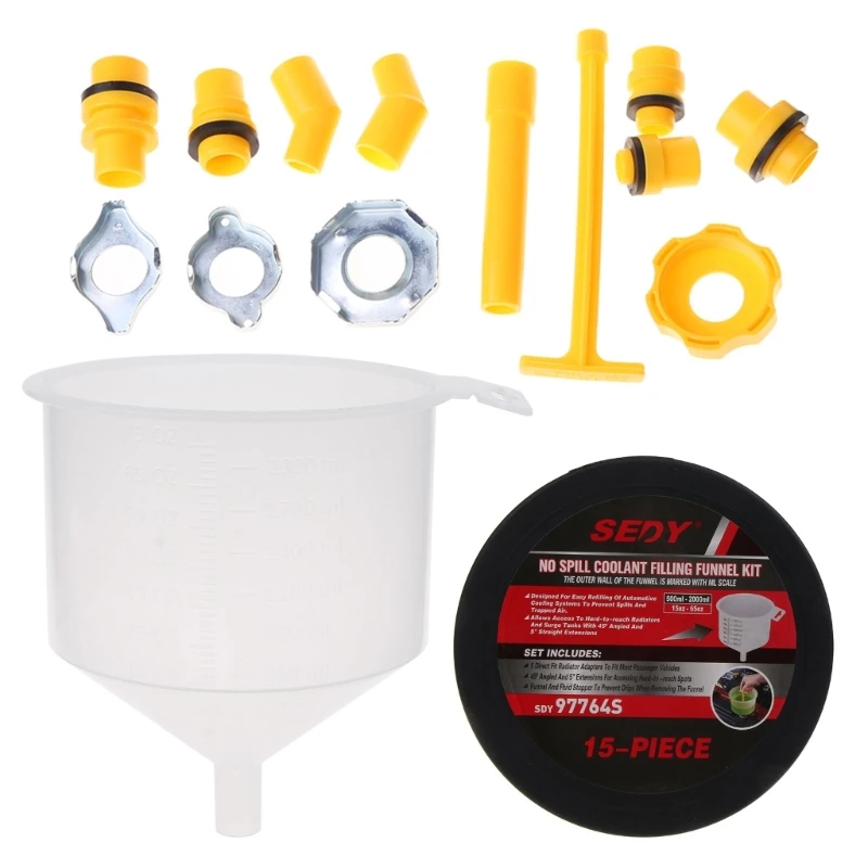 

for DIESEL Funnel Car Truck Adjustable Fixed Bracket Filling Spout Pour Replace
