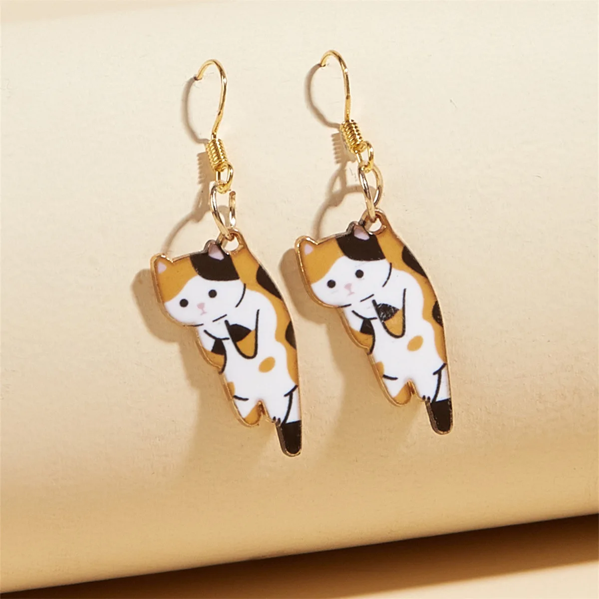 

Trendy Cute Cat Earrings Kitten Ear Hook Girls Statement Earrings Korean Fashion Jewelry pendientes colgantes aretes de mujer