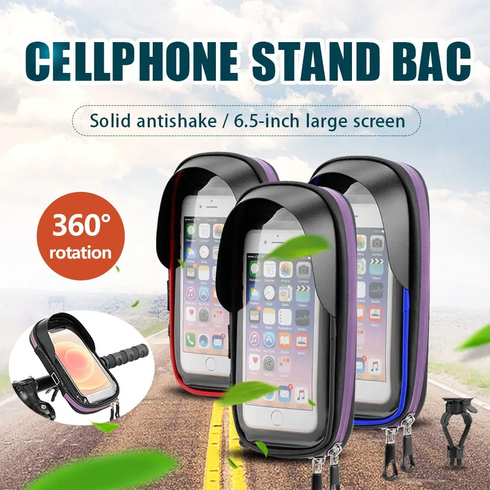 

Mtb Bicycle Phone Mount Bag Outdoor Sports Accessories Motorcycle Handlebar Phone For Iphone For Xiaomi For Huawei For Samsung;