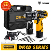 deko 121620v max cordless drill electric screwdriver181 torque settings2 speeds38 keyless chuck power toolsdkcd series