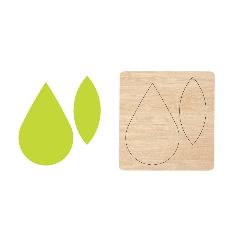 

CY-59 The wooden mold of earrings is suitable for most machines