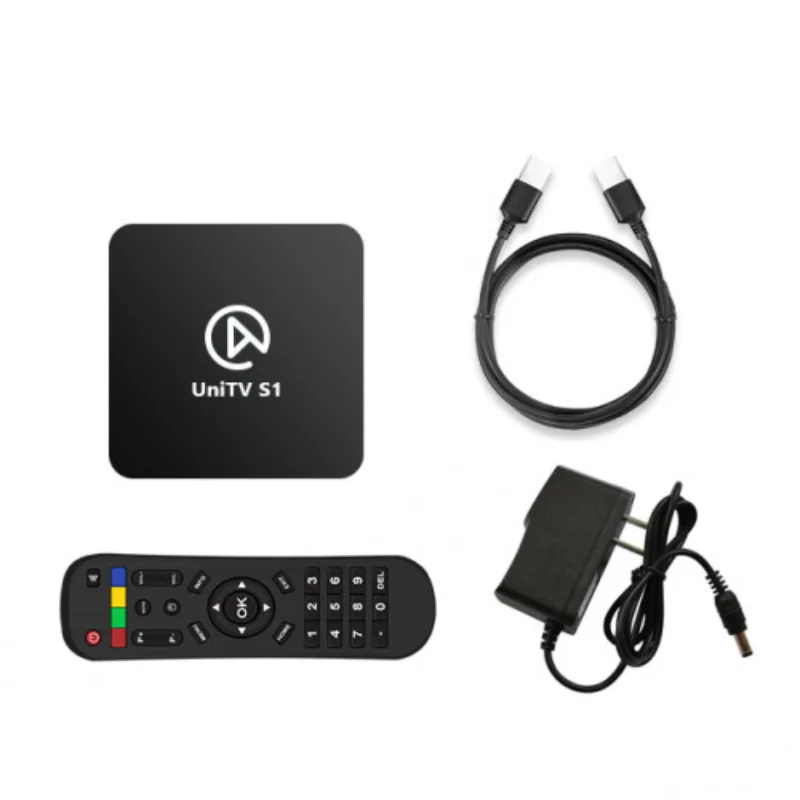 Небольшая новая дизайнерская оригинальная приставка 4k IPTV, Бразилия, португальская приставка UniTV-S1
