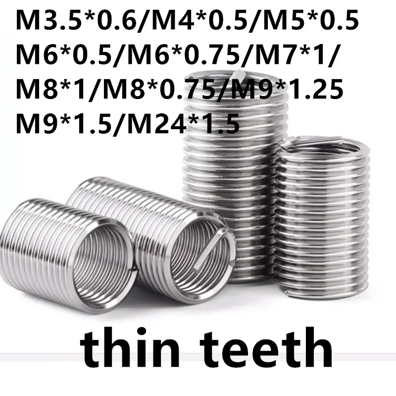 M3.5*0 6/M4*0 5/M5*0 5/M6*0 75-M24*1 5SUS304 с тонкими зубьями вставная втулка винтовая вертикальная