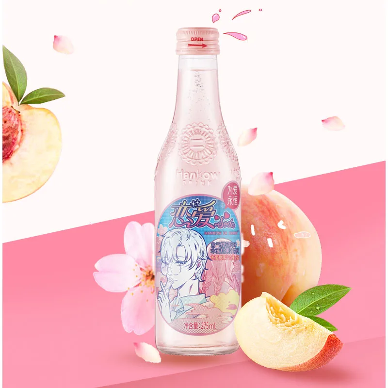 

5bottles Natural juice soda drink dark plum litchi flavor express Cherry Blossom flavor