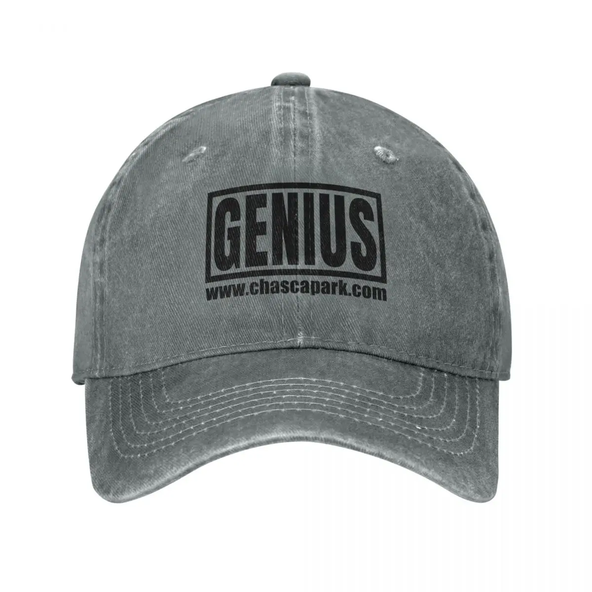 WORD MERCH - Series 1-GENIUS BLK Бейсбольная кепка для пляжного отдыха Wild Ball Hat Большой размер
