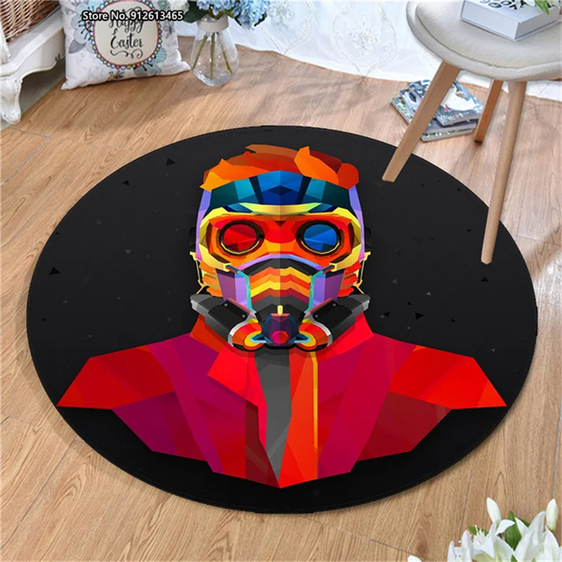 

Fashion Round Baby Children's Play Crawl Mat Movie Star Wars Patterned Living Room Bedroom Washable Carpet