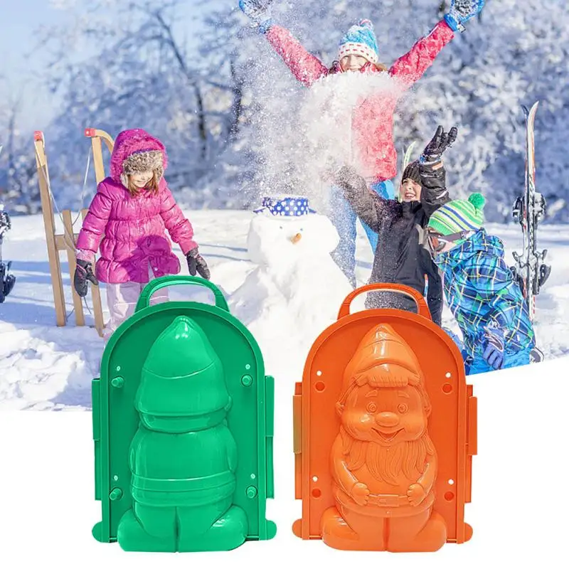 

Winter Snowball Maker Shape Interactive Game Snowman Penguin Snowball Maker Clip Snow Mould Tool Kids Outdoor Fun Sports Toy