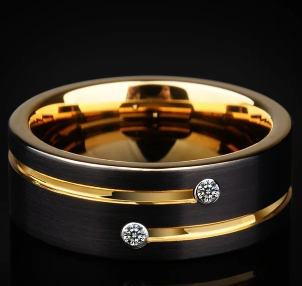 кольца кольцо мужское панк готика бижутерия лКлассические модные 8 мм для мужчин