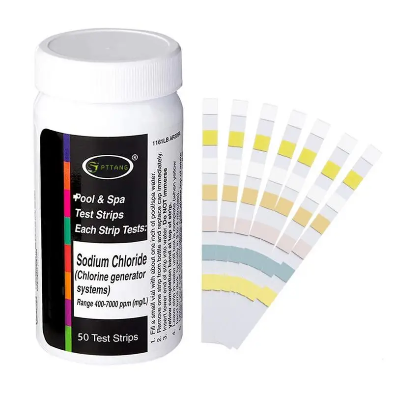 

Drinking Water Test Kit 7 In 1 Test Strips PH Tester Swimming Pool Spa Water Test Strips For Aquarium Fish Tank Spa Well Water