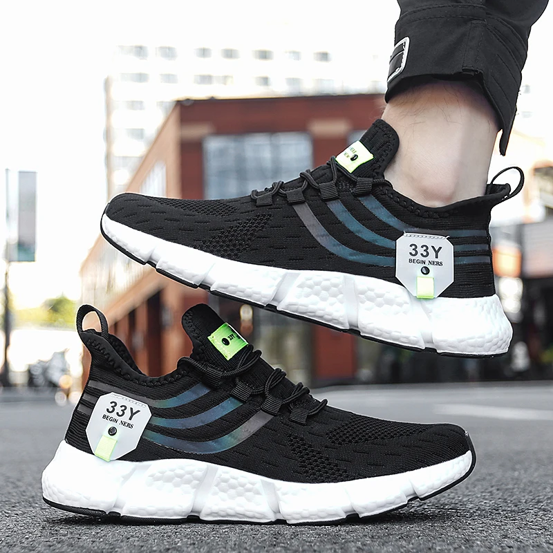 SENAGE Quality Men Shoes Outdoor Women's Running Shoes Light Weight Mens Sneakers Anti-Slip Girls Walking Footwears