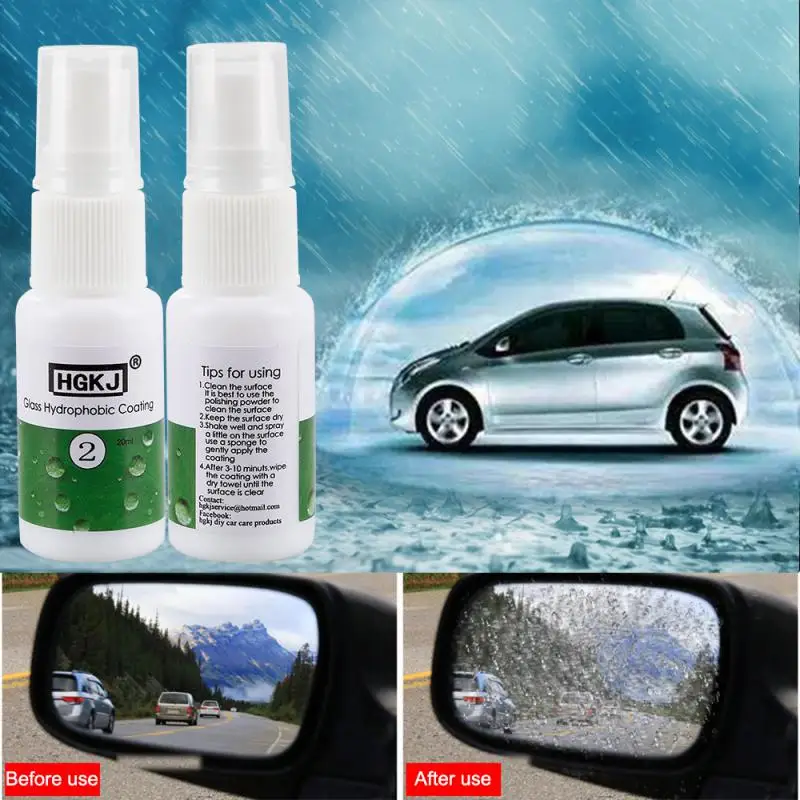 

Universal Windshield Rainproof Agent Spray Hgkj-2-20ml Anti-fog Glass Hydrophobic Coating Rainproof Nano Hydrophobic Coating