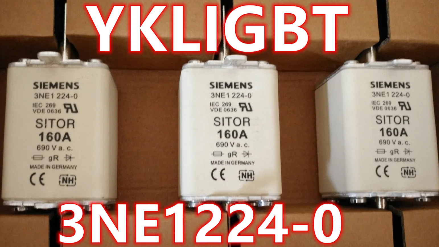 

Новые Предохранители 3NE1224-0 690V160A