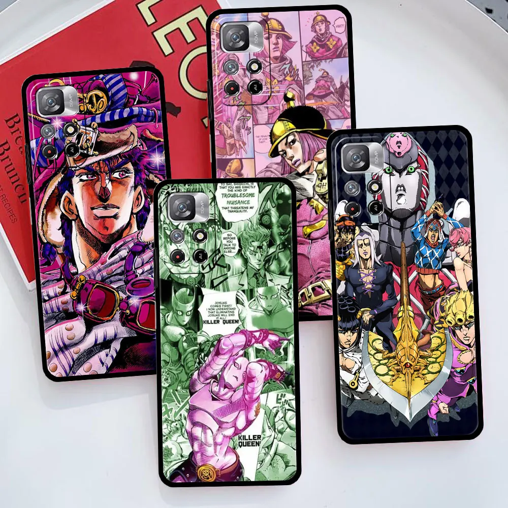 

Celular Case For Xiaomi Redmi K40 7 8 9 9C 9T 9A 11 Pro 10 9S 10C K40S K50 Para JoJos Bizarre Adventure Anime