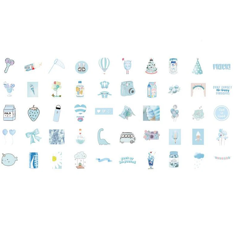 

50 штук в штучной упаковке, летняя бумажная наклейка для мороженого, бумажная наклейка