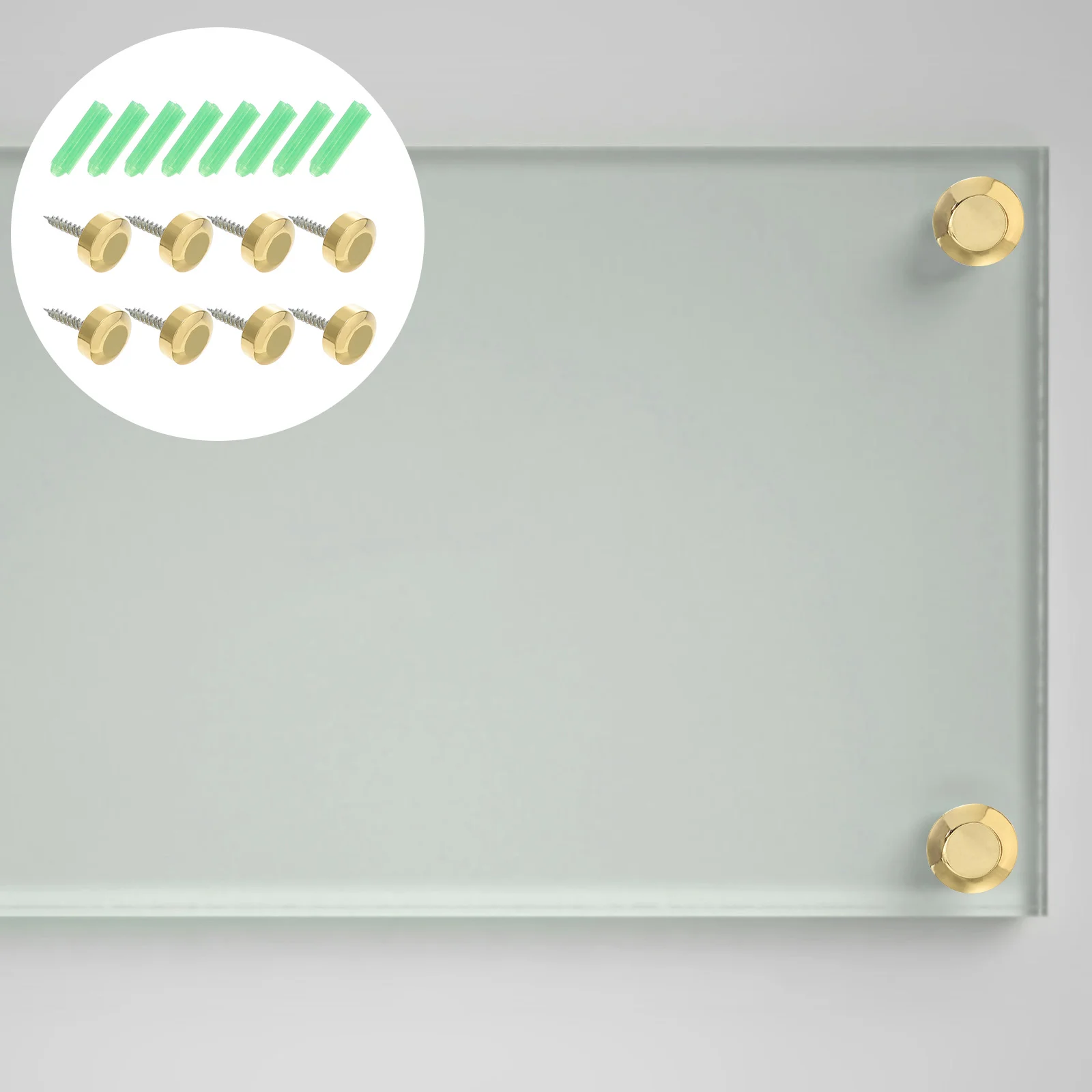 

Mirror Screw Caps Screws Decorative Covers Advertising Nails Standoff Sign Nailmount Wall Hardwareholder Fixing Metal Mounting