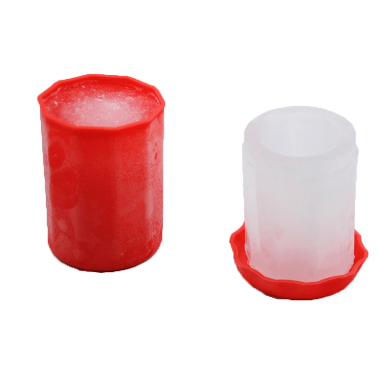 

Silicone Ice Cube Cup Ice Cup Maker Ice Cube Mold Summer Drink Container Cup Cocktail Cold Drinking Tool Non Stick Freezing Mold