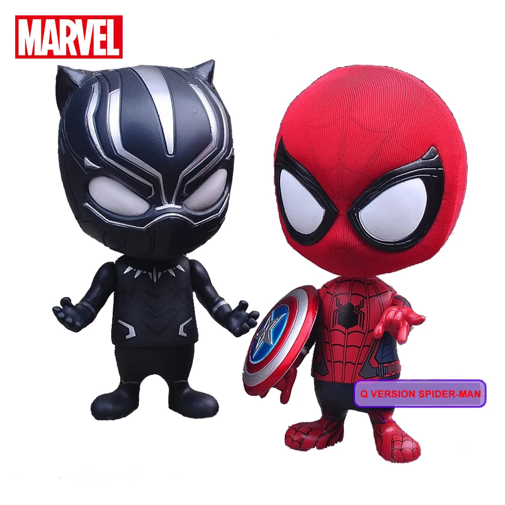 Фигурка Человека-паука Marvel Q Version движущаяся голова параллельная вселенная