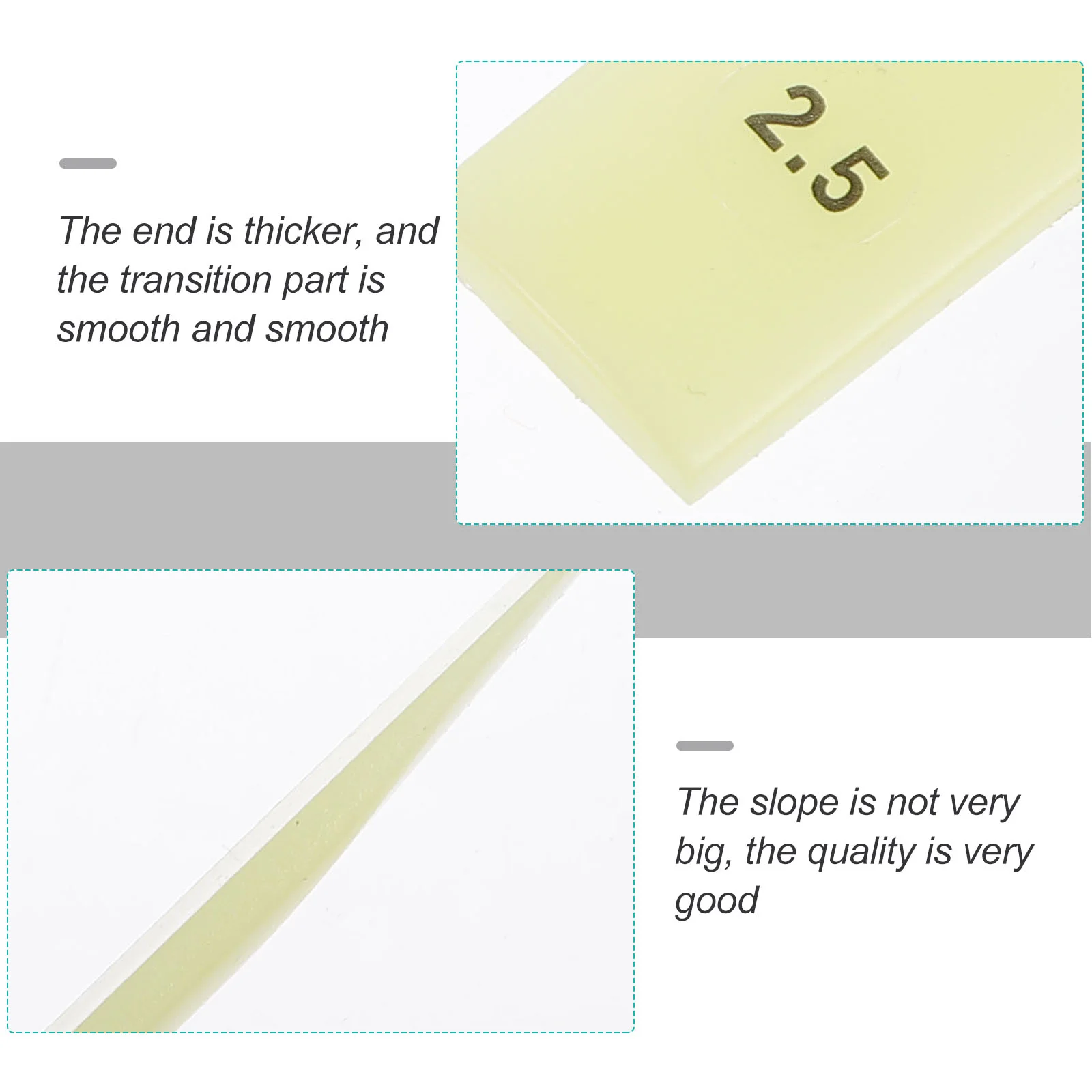 

3 Pcs Resin Reed Woodwind Sax Reeds Musical Supplies Instrument Accessory Parts Tenor