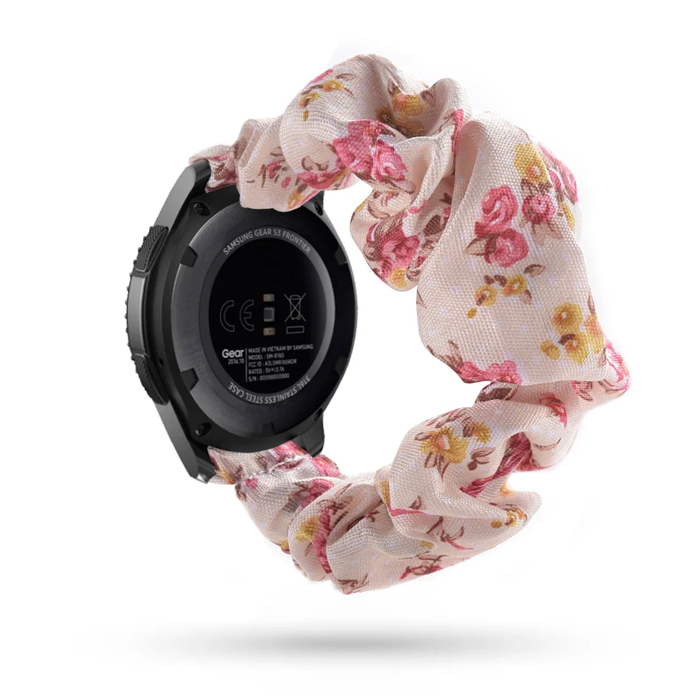Эластичный ремешок для часов samsung galaxy Watch 3 41 мм 45 huawei watch GT2 Pro браслет Amazfit Bip |
