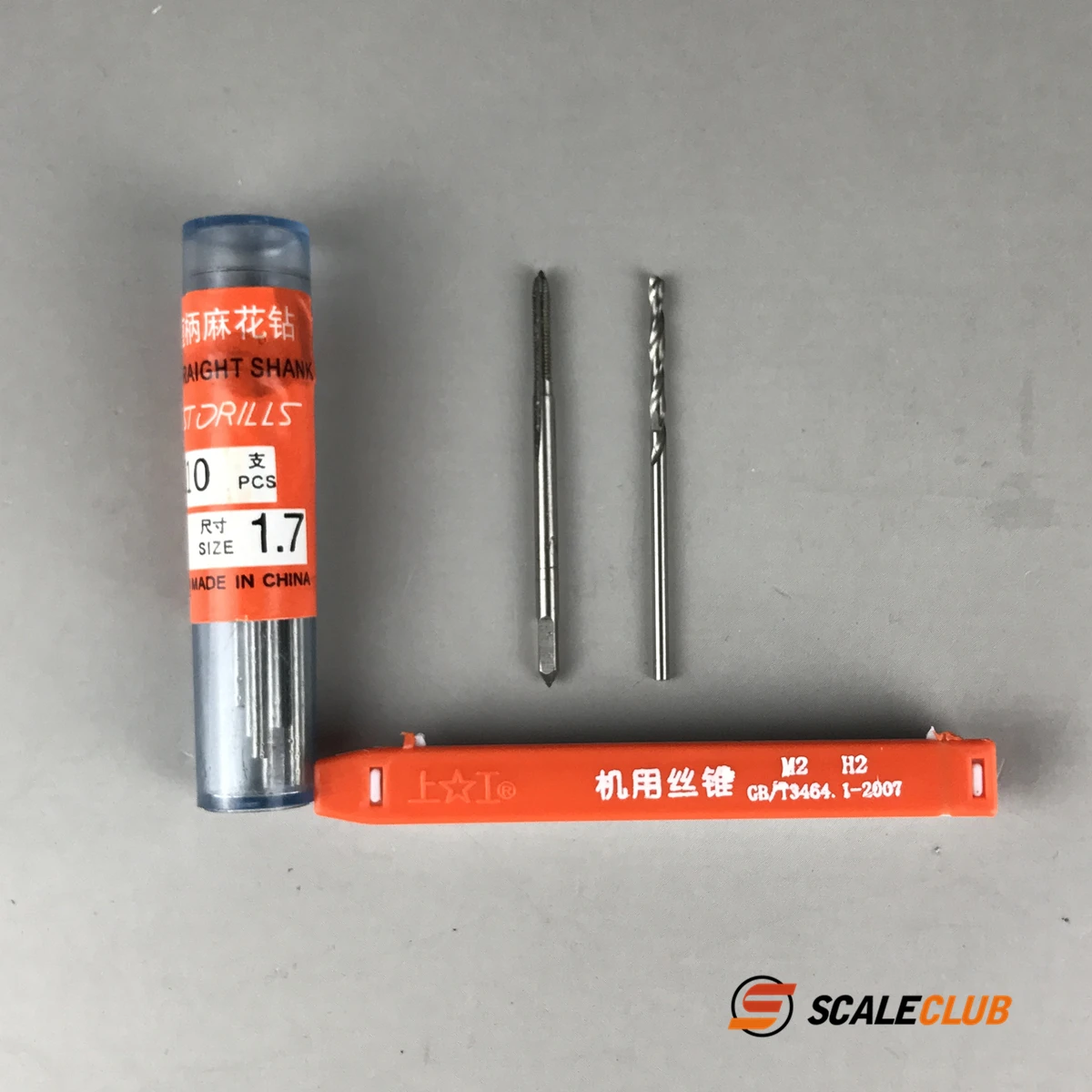 

Scaleclub Model 2.0mm 3.0mm Hole Drill Tap Set 1.7 2.6 Drill 2 '3 Tap
