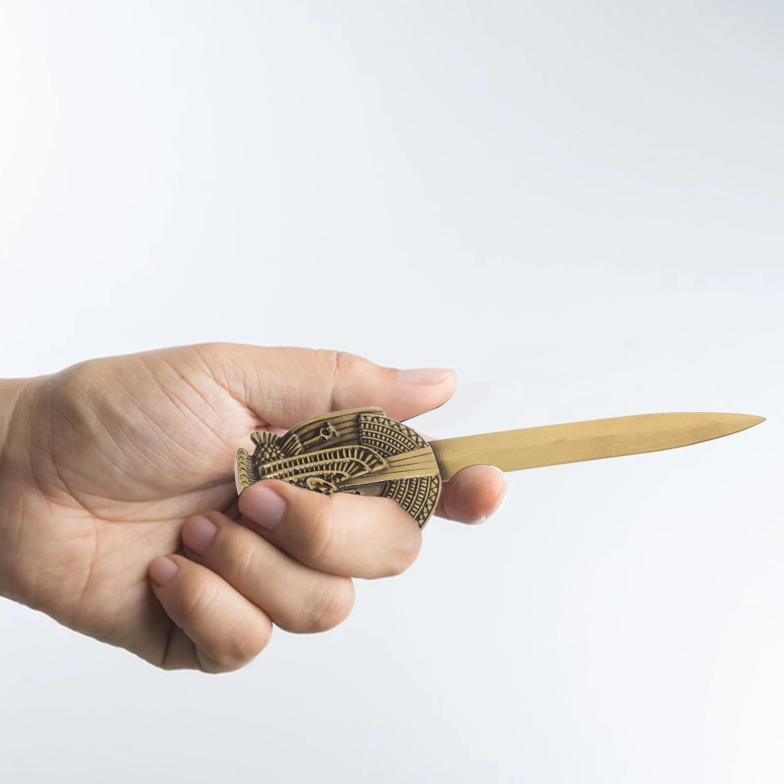 Бумажная посуда винтажная открывалка для писем офисный конверт из цинкового