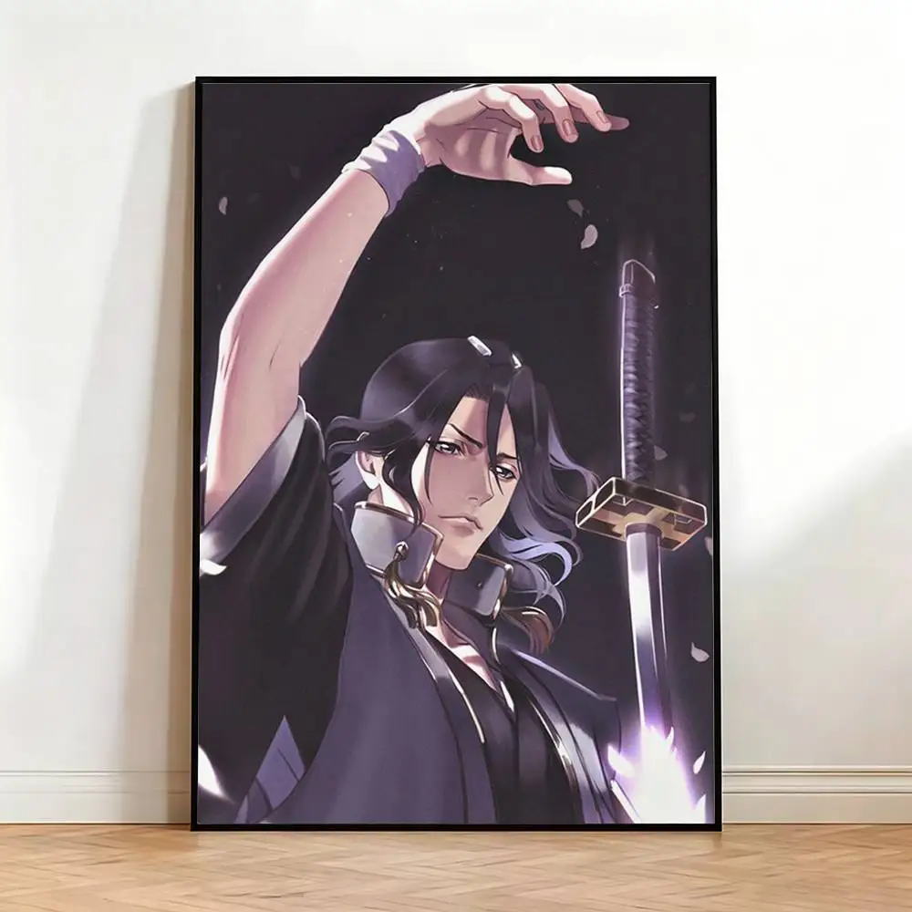 Постер B-Bleach Anime K-Kuchiki Byakuya, высококачественный, для общежития, гостиной, эстетичное украшение стены, наклейки, подарок (art.: 3920db1325868) - 3920db1325868