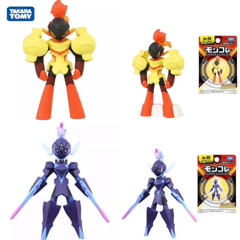 

Tomy Pokemon Armarouge Ceruledge Figure Ornament Anime Cartoon Doll Toy Hand Model Boy Collection Decorate Children's Gift