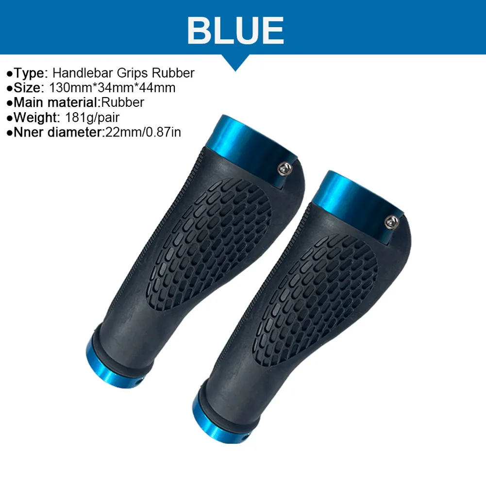 

1Pair Bicycle Handlebar Grip Rubber Lock-On MTB Road Bike Cycling Handle Bar Grip Bike Accessories