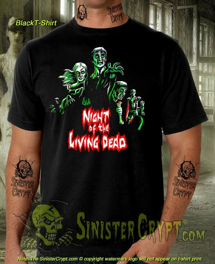 &quotНочь живых мертвецов&quot мертвая футболка культ классический ужас винтажный
