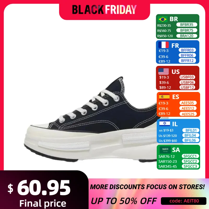 Converse Run Star Legacy Мужская и женская обувь для скейтбординга Уличные легкие винтажные