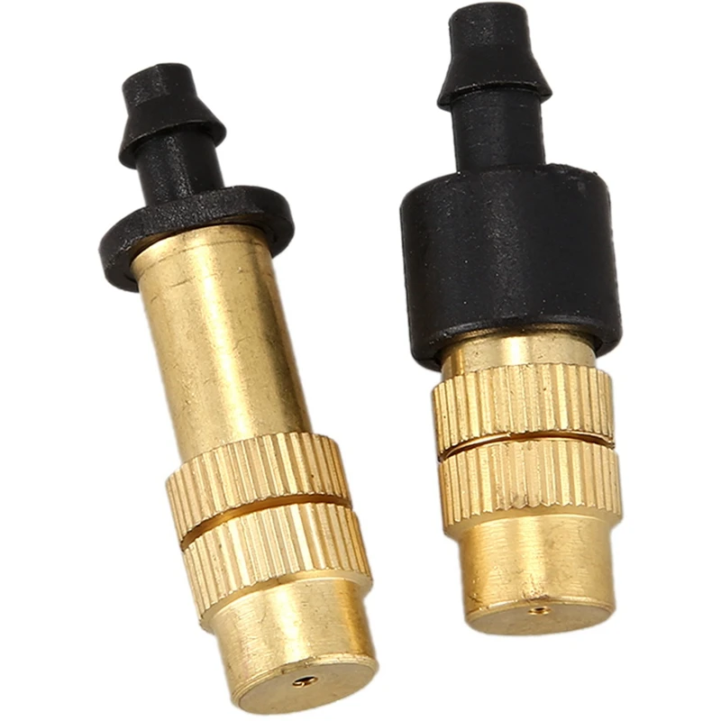 150PCS Adjustable Sprayer Brass Misting Nozzle Atomizing Sprinkler For Mini Drip Garden Watering Irrigation Spray
