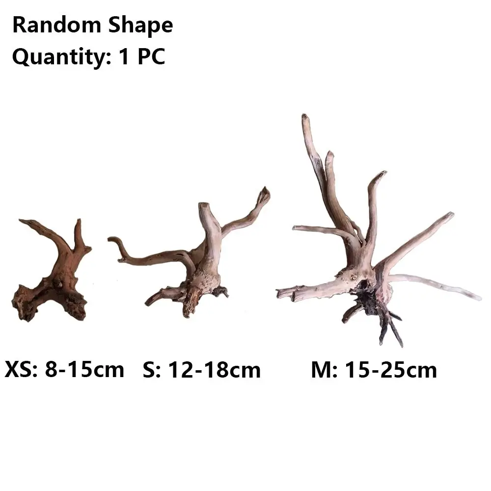 Современный стиль деревянный цилиндр декор дерева для аквариума естественная