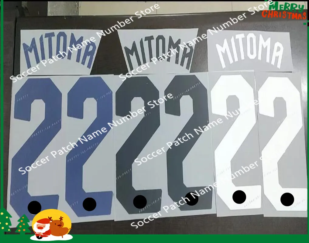 

Супер Пластиковый материал 2023 2024 mitoma nameset нашивка значок