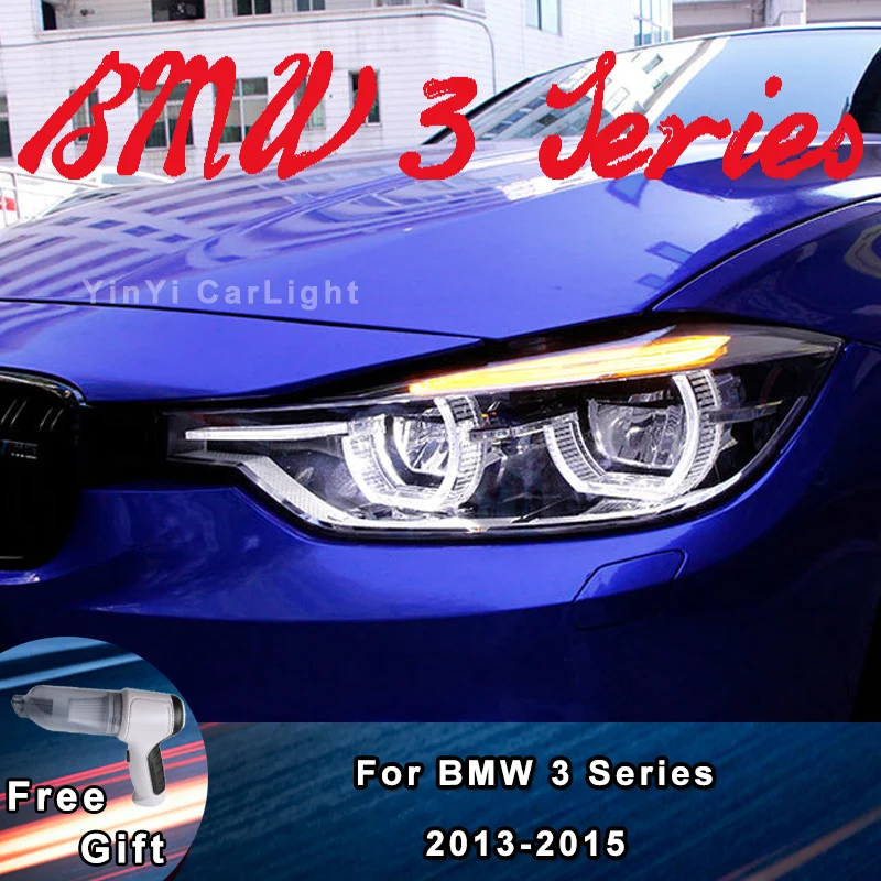 

Suitable for 13-15 BMW 3 Series F30 headlight assembly angel eyes daytime running lights LED headlights BMW lights