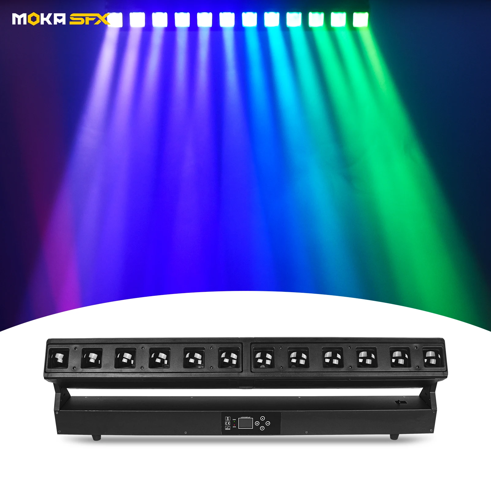 MOKA SFX 12x40 Вт Pixel Beam Bar Light Moving Head DMX Zoom Wash