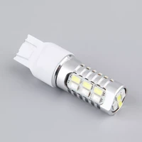 high quality t20 7443 22smd dual color switchback turn signal led light bulb whiteamber turn signal led light