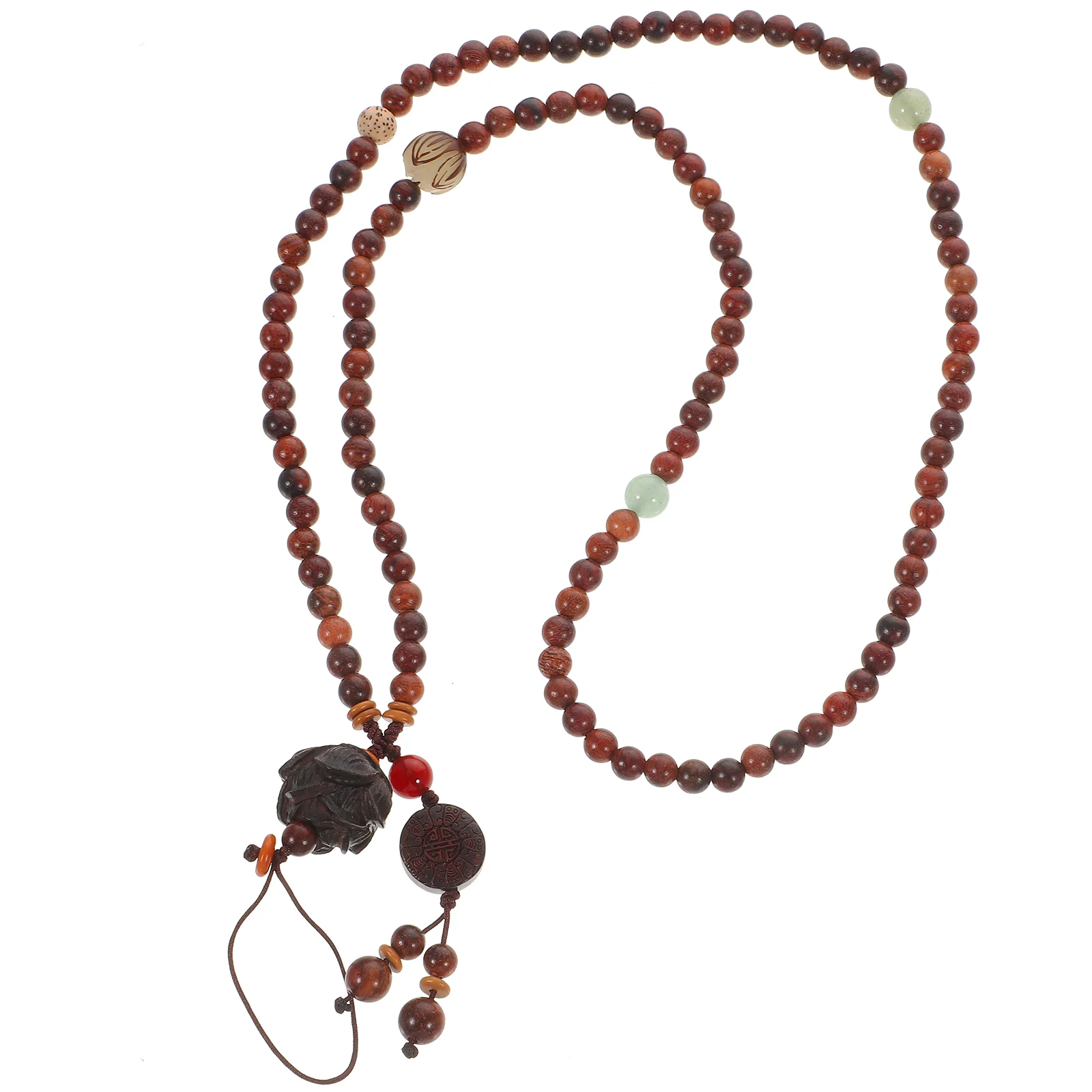 

Beaded Lanyard Whistles Strap Beaded Necklace String Key Chain Chain Wrist Strap Bamboo Cellphone Strap Neck