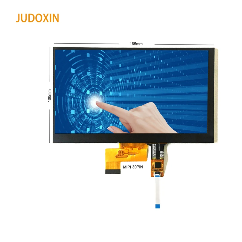 7-дюймовый интерфейс MIPI IPS 1024X60 0, ЖК-дисплей с сенсорным экраном, дигитайзер, панель для промышленного оборудования