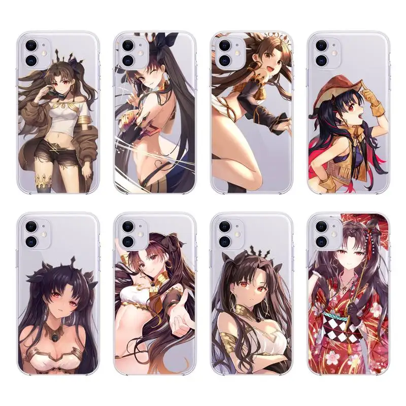

Ishtar Archer Fate Grand Order Anime Phone Case For IPhone 13 12 11 Pro Max Mini Xs X Xr 8 7 6 6s Plus Se 2020 Transparent Cover