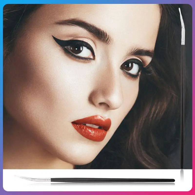 

Professional Oblique Eyeliner Brush Bent Eyeliner Brush Mini Eyeliner Lip Brush Eyeshadow Eye Brow Cosmetic Tool