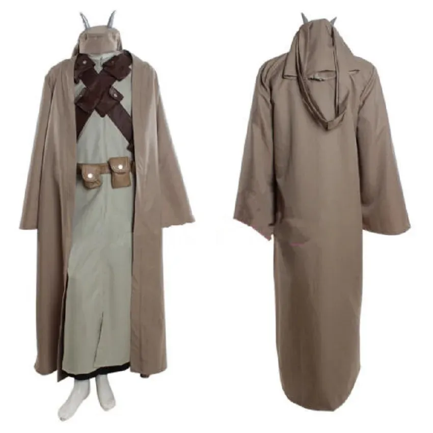 Аниме Косплей Костюм Серый Боди Tusken Raider Planet Для Взрослых Хэллоуин