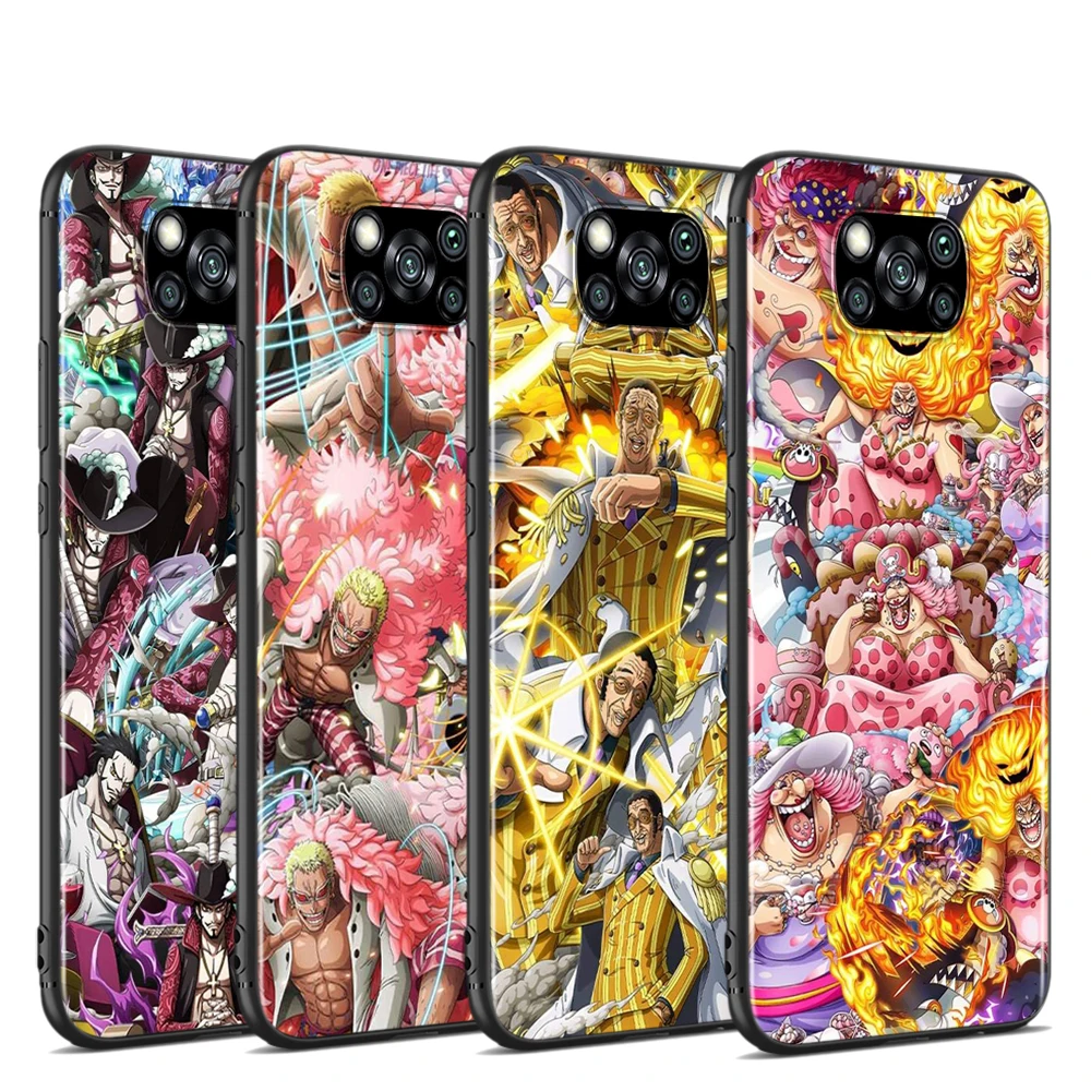 

Anime One Piece Baby For Xiaomi Poco M4 X3 F3 GT NFC M2 X2 F2 C3 M3 F1 Pro Play Mix 3 A3 A2 Lite Black Phone Cover