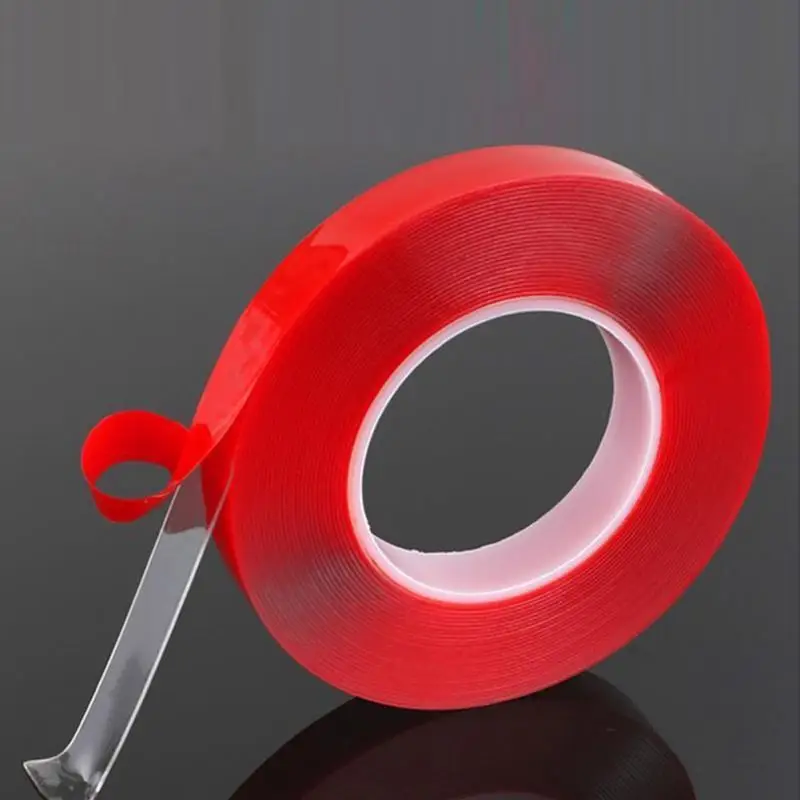 

Double Sided Tape Nano Tape 3Meter 5/8/10/12/15/20/25/30MM Width Transparent Tape Washable Adhesive Nano Traceless Sticker Glue