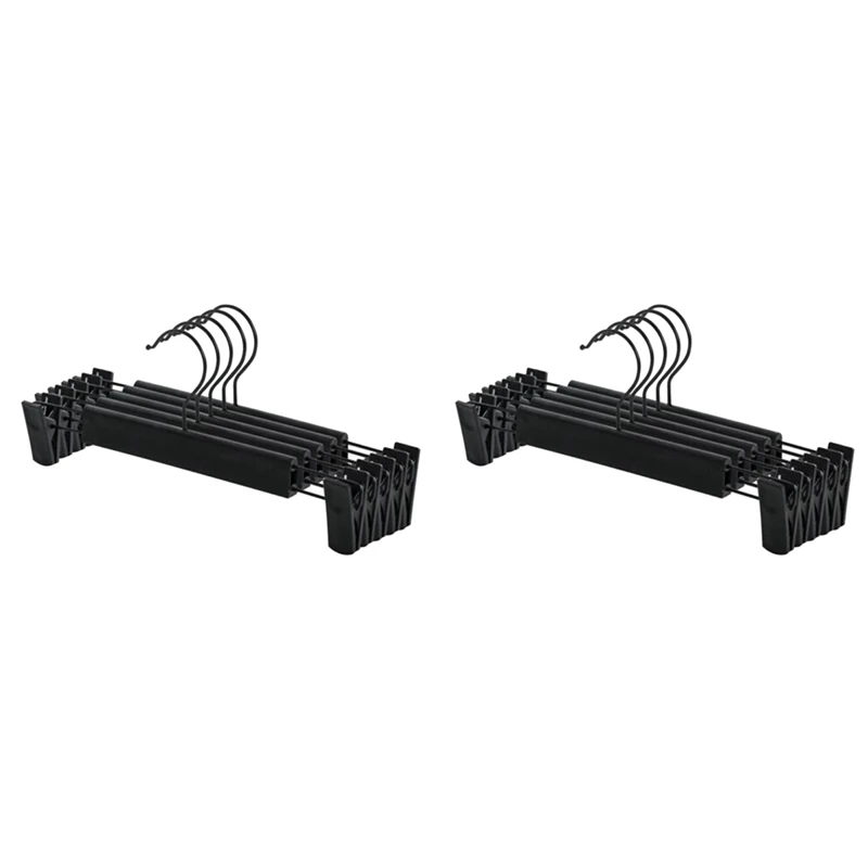 

20PCS Metal Pants Skirt Hangers Trouser Stand Holder With 2 Adjustable