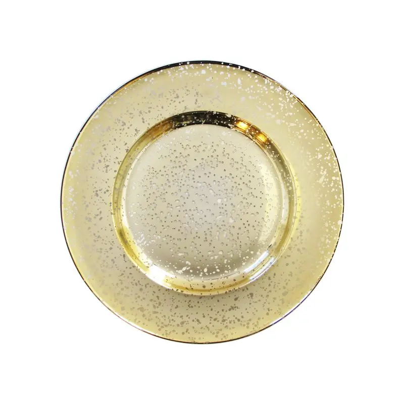 

Gold Glass Charger Plate 13-Inch